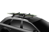 Thule SnowPack M Ski/Snowboard Rack (Up to 4 Pair Skis/2 Snowboards) - Black/Silver - 732401