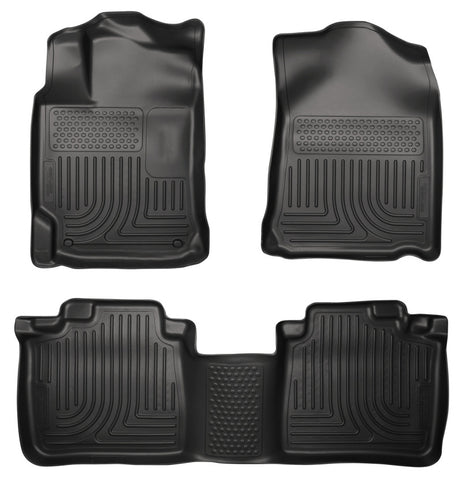 Husky Liners 13 Lexus ES300h / ES350 Weatherbeater Black Front & 2nd Seat Floor Liners - 98961