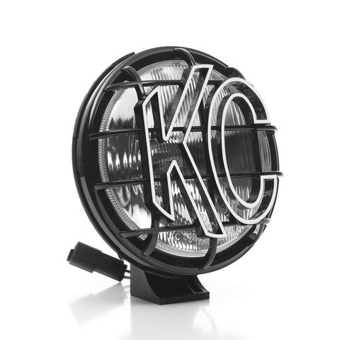 KC HiLiTES Apollo Pro 6in. Halogen Light 100w Spread Beam (Single) - Black - 1151