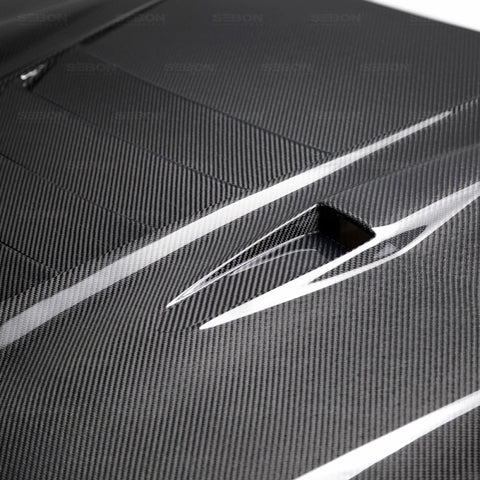 Seibon 09-12 Nissan GTR R35 DS-Style Carbon Fiber Hood - HD0910NSGTR-DS