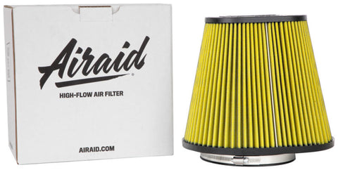 Airaid Universal Air Filter - Cone 6in FLG x 10-3/4x7-3/4in B x 4in T x 9in H - Synthaflow - 725-476