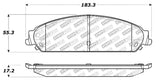 StopTech Street Select Brake Pads - Front/Rear - 305.10580