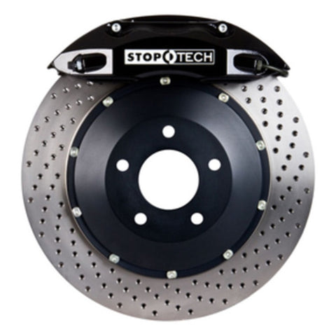 StopTech BBK 01-07 BMW M3 (E46) Rear 4 Piston ST-40 355x32mm Black Calipers Drilled Two Piece Rotors - 83.137.0047.52