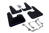 Rally Armor 08-11 Subaru STI (Hatch Only) / 11-14 WRX (Hatch Only) Black UR Mud Flap w/Blue Logo - MF15-UR-BLK/BL