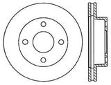 StopTech Slotted & Drilled Sport Brake Rotor - 127.61001L