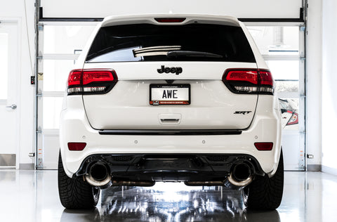 AWE Tuning 2020 Jeep Grand Cherokee SRT Touring Edition Exhaust - Chrome Silver Tips - 3015-32123