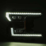 AlphaRex 18-20 Ford F-150 NOVA LED Proj Headlight Plank Style Alpha Blk w/Activ Light/Seq Signal/DRL - 880165