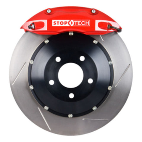 StopTech 05-10 Ford Mustang GT Front BBK Red ST-40 355x32mm Slotted Rotors - 83.330.4700.71