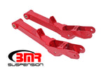 BMR 10-15 5th Gen Camaro Non-Adj. Rear Lower Control Arms (Polyurethane) - Red - TCA028R