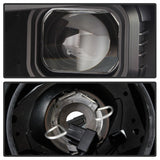 Spyder Chevy Camaro 16-18 Halogen Model Projector Headlights Black PRO-YD-CCAM16HALSI-SEQ-BK - 5087331