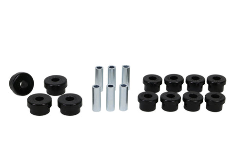 Whiteline Plus 88-00 Honda Civic / 88-9/95 CRX Rear Control Arm - Lower Inner & Outer Bushing Kit - W62005