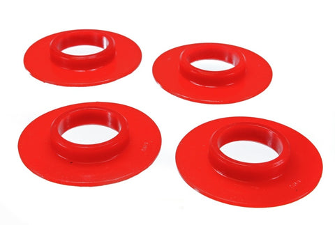 Energy Suspension 01-05 Chrysler PT Cruiser Red Rear Coil Spring Isolator Set - 5.6110R