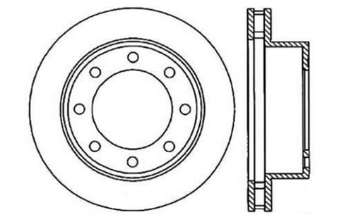 StopTech Drilled Sport Brake Rotor - 128.65086L