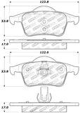 StopTech Performance 01-09 Volvo S60 / 99-00 S70 / 99-06 S80 / 99-07 V70/V70R Rear Brake Pads - 309.07950