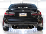 AWE Track Edition Catback Exhaust for BMW G8X M3/M4 - Diamond Black Tips - 3020-42482