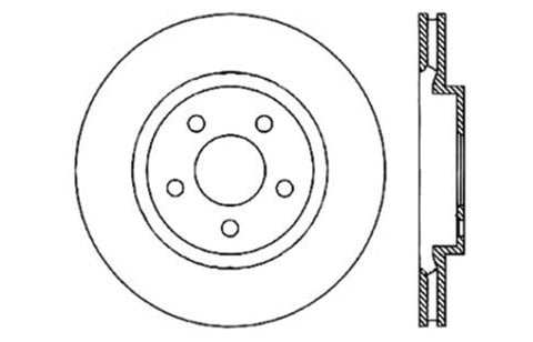 StopTech Drilled Sport Brake Rotor - 128.63062L