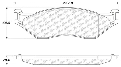 StopTech Sport Brake Pads w/Shims - Rear - 309.10660