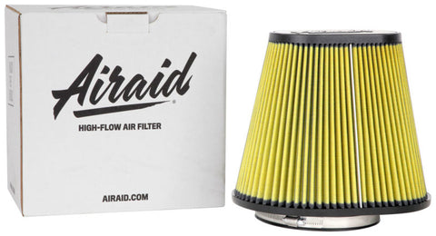 Airaid Universal Air Filter - Cone 6in FLG x 10-3/4x7-3/4in B x 7x4in T x 9in H - Synthaflow - 724-476