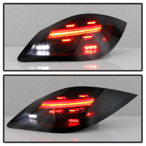 Spyder Porsche 987 Cayman 06-08 / Boxster 09-12 LED Tail Lights - Sequential Signal - Smoke - 5086846