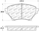 StopTech Performance 01-05 Miata w/ Sport Suspension Front Brake Pads D890 - 309.08900