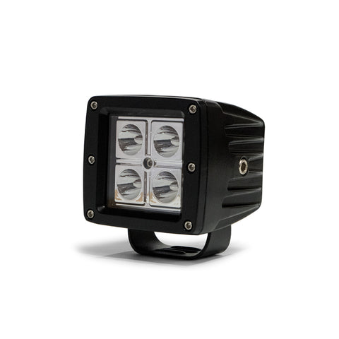 DV8 Offroad 3in Cube LED Light 20W Spot 5W LED - Chrome - B3CE16W4W