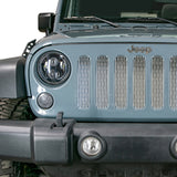 DV8 Offroad 2007-2018 Jeep JK Polished Grille Inserts - D-JP-190008-POLSH