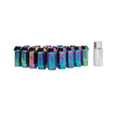 Mishimoto Aluminum Locking Lug Nuts M12 x 1.5 - Neo Chrome - MMLG-15-LOCKNC