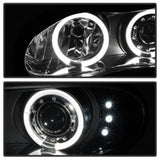 Spyder Chevy Camaro 98-02 Projector Headlights LED Halo LED Blk Smke - Low H1 PRO-YD-CCAM98-HL-BSM - 5078261