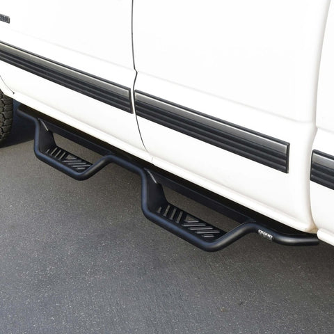 Westin 99-13 Chevrolet Silverado 1500 (Ext. Cab) Outlaw Drop Nerf Step Bars - Textured Black - 20-11685