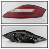 Spyder Porsche 987 Cayman 06-08 / Boxster 05-08 LED Tail Lights - Red Clear ALT-YD-P98705-LED-RC - 5083173