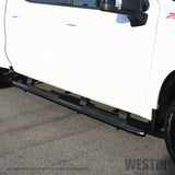 Westin 2019 Chevrolet Silverado/Sierra 1500 Crew Cab Non LD PRO TRAXX 4 Oval Nerf Step Bars - Black - 21-24135