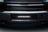 Putco 11-14 Ford F-150 - EcoBoost Bumper Grille Inserts - Black SS Bar and 10in Luminix Light Bar - 87182L