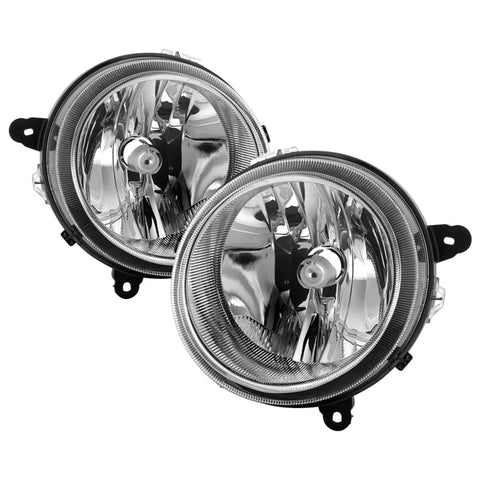 xTune 07-17 Jeep Patriot (w/o Auto Leveling Lights) OEM Style Headlights - Chrome (HD-JH-JPA07-OE-C) - 9042751