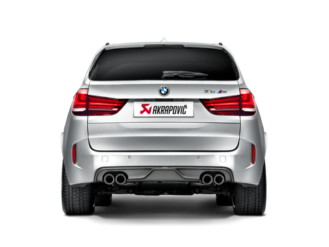 Akrapovic 15-17 BMW X5M (F85) Evolution Line Cat Back (Titanium) w/ Carbon Tips - S-BM/T/1