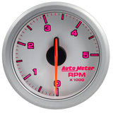 Autometer Airdrive 2-1/6in Tachometer Gauge 0-5K RPM - Silver - 9198-UL