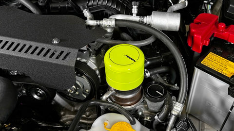 Perrin 2015+ Subaru WRX/STI Oil Filter Cover - Neon Yellow - PSP-ENG-716NY