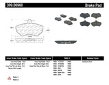 StopTech Performance Brake Pads - 309.06960