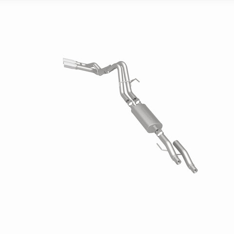 MagnaFlow 11 Ford F-150 3.7L/5.0L/6.2L SS Catback Exhaust Dual Same Side Exit w/ 3.5in SS Tips - 15461