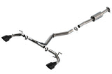 Borla 22-23 Subaru BRZ/Toyota GR86 2.4L RWD AT/MT ATAK Catback Exhaust - Black Chrome Tips - 140910BC