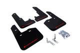 Rally Armor 15-19 Subaru Legacy Black UR Mud Flap w/ Red Logo - MF34-UR-BLK/RD