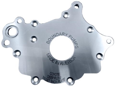Boundary 11-17 Ford Coyote Mustang GT/F150 V8 Oil Pump Assembly w/Billet Back Plate - CM-S1-BBP