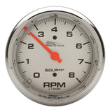 Autometer Pro-Cycle Gauge Tach 3 3/4in 8K Rpm 2&4 Cylinder Silver - 19302