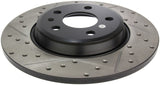 StopTech Power Slot 09-10 Audi A4/A4 Quattro / 08-10 A5 / 10 S4 Rear Right Drilled & Slotted Rotor - 127.33127R