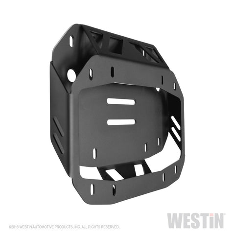 Westin 18-19 Jeep Wrangler JL WJ2 Spare Tire Relocator - Textured Black - 59-89005