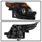 xTune 11-15 Ford Explorer OEM Style Halogen Headlights - Black (HD-JH-FEXP11-AM-BK) - 9042416