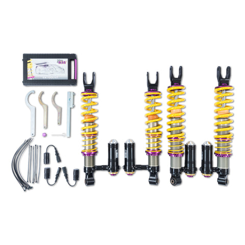 KW Coilover Kit V4 Kit 2011+ Lamborghini Aventador Incl Roadster w/ Electronic Dampers - 3A711010