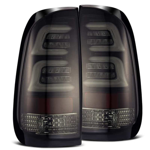 AlphaRex 97-03 Ford F-150 (Excl 4 Door SuperCrew Cab) PRO-Series LED Tail Lights Jet Black - 654010