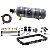 Nitrous Express Holley High Ram Plenum Nitrous Plate Kit w/12lb Bottle - 20940-12