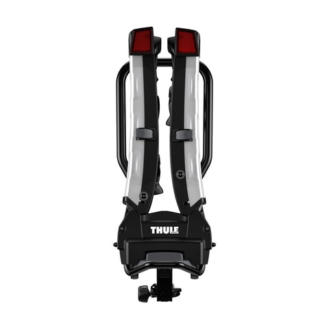 Thule EasyFold XT 2 - Fully Foldable Platform Hitch Bike Rack (Up to 2 Bikes) - Black/Silver - 903202