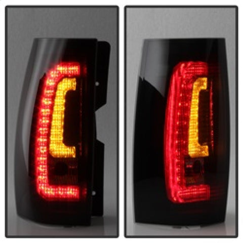 Spyder Chevy Suburban 07-14 V2 - LED Tail Lights - Black Smoke ALT-YD-CSUB07V2-LED-BSM - 5083425